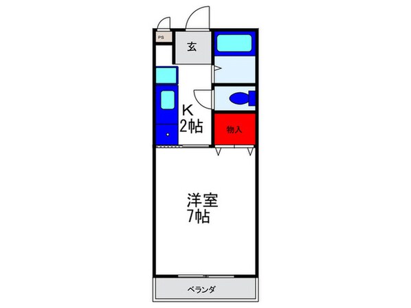 リヴェール西出の物件間取画像